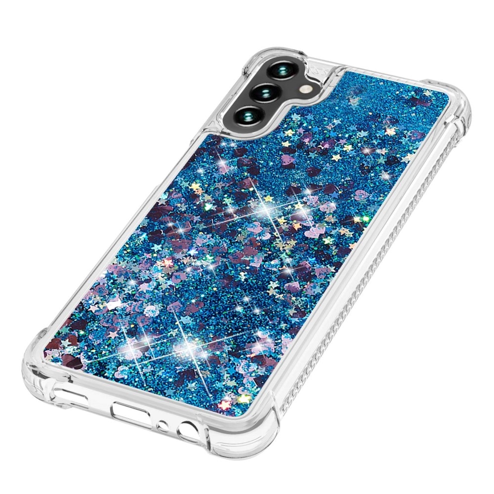 Glitter Powder TPU Kuori Samsung Galaxy A54 sininen