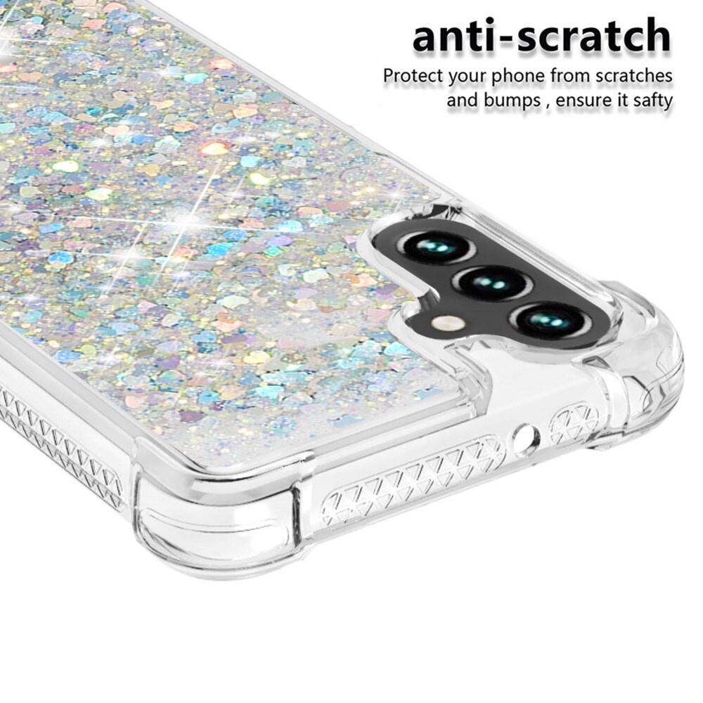 Glitter Powder TPU Kuori Samsung Galaxy A54 hopea