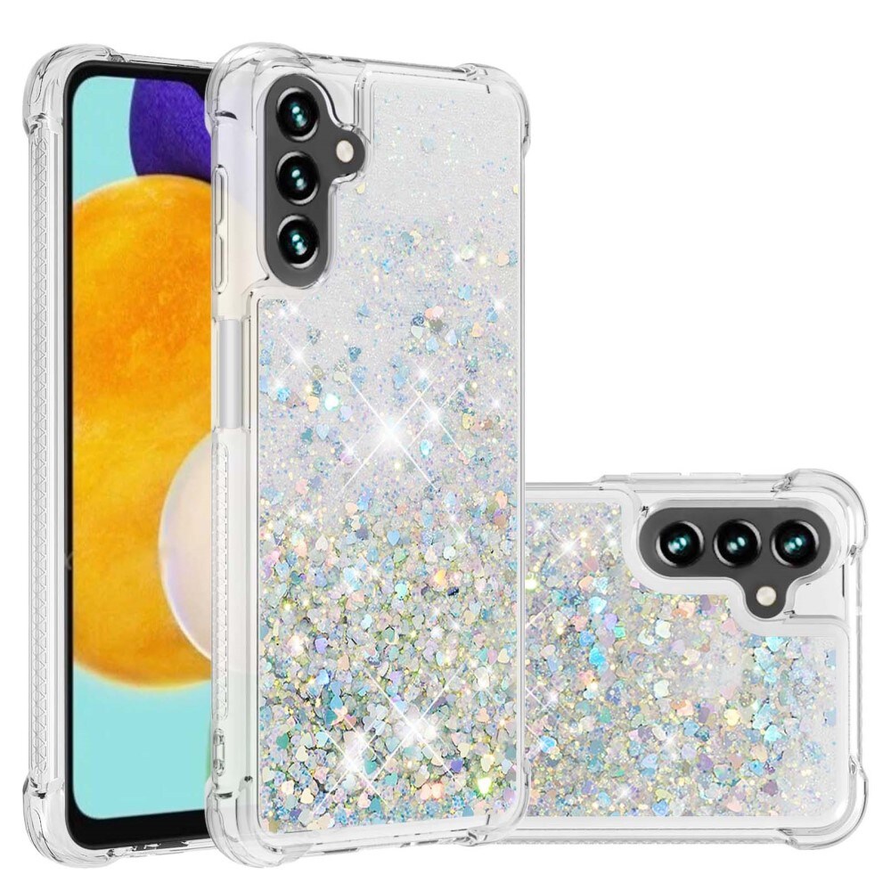 Glitter Powder TPU Kuori Samsung Galaxy A54 hopea