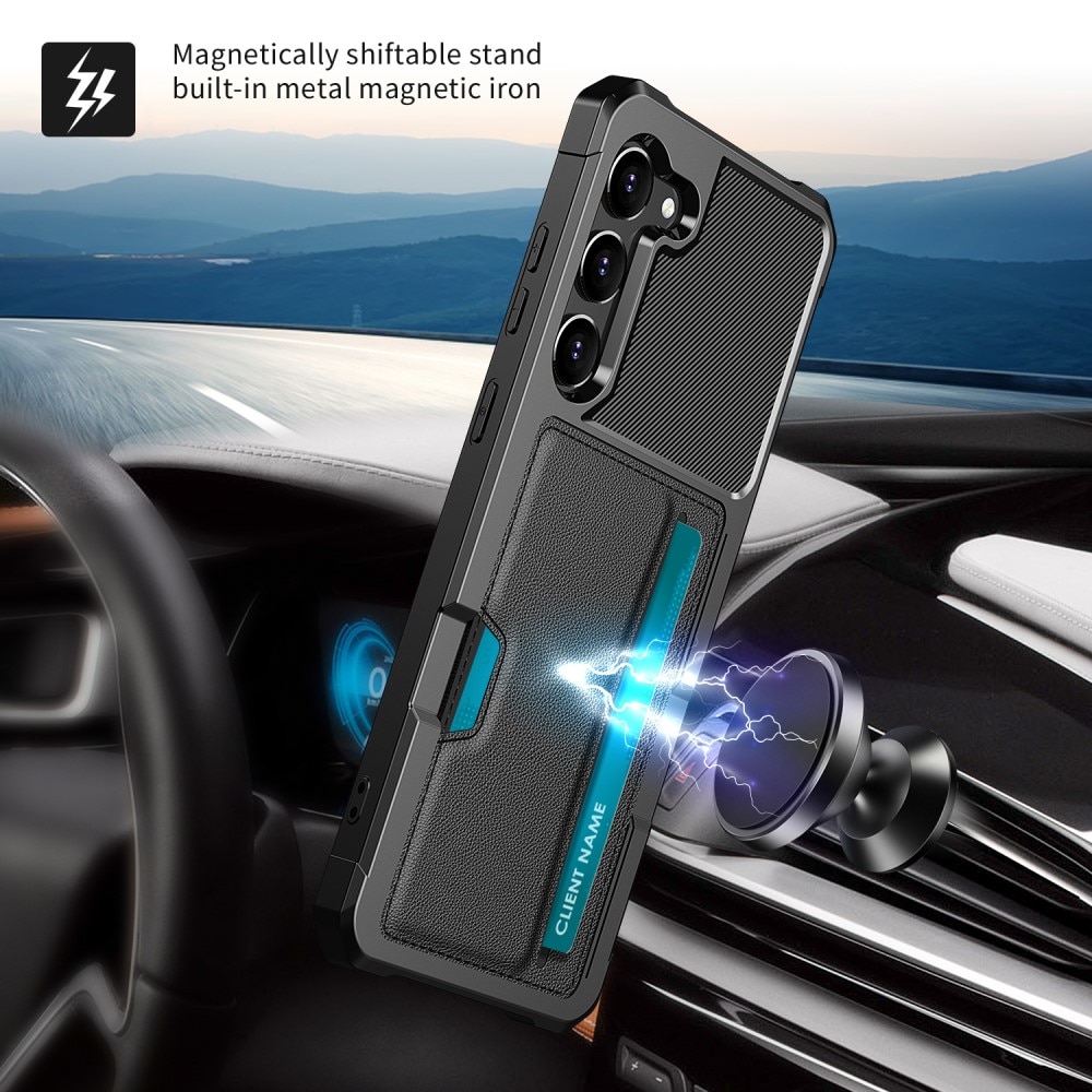 Tough Card Case Samsung Galaxy S23 musta