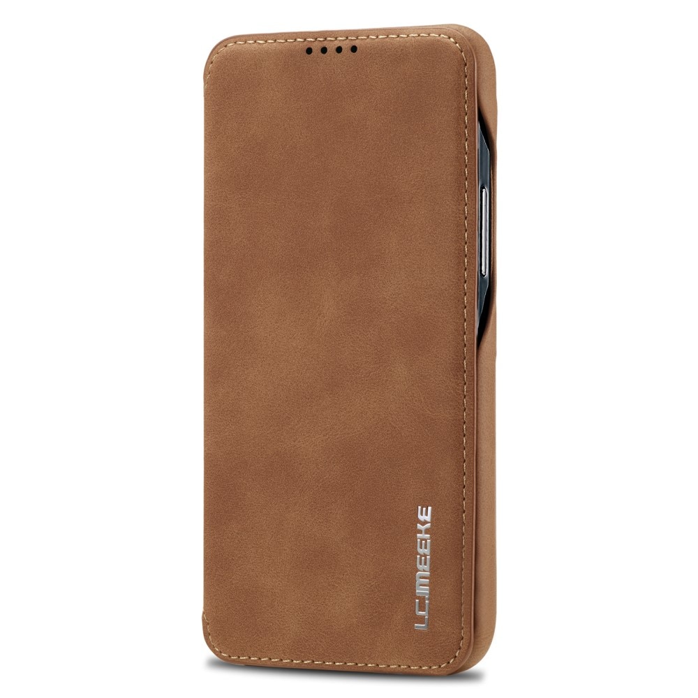 Slim Lompakkokotelot Samsung Galaxy S23 cognac