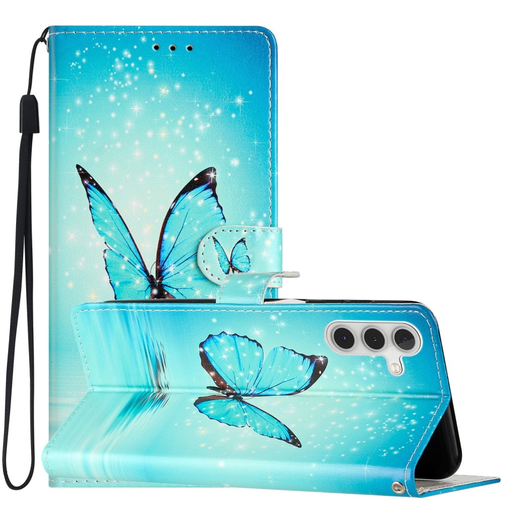 Suojakotelo Samsung Galaxy A54 siniset perhoset