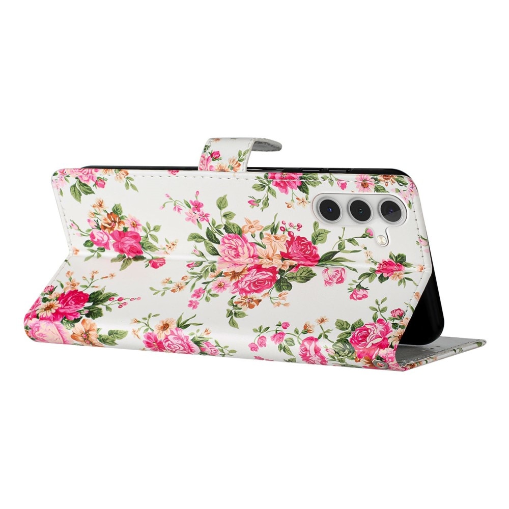 Suojakotelo Samsung Galaxy A54 vaaleanpunaiset kukat