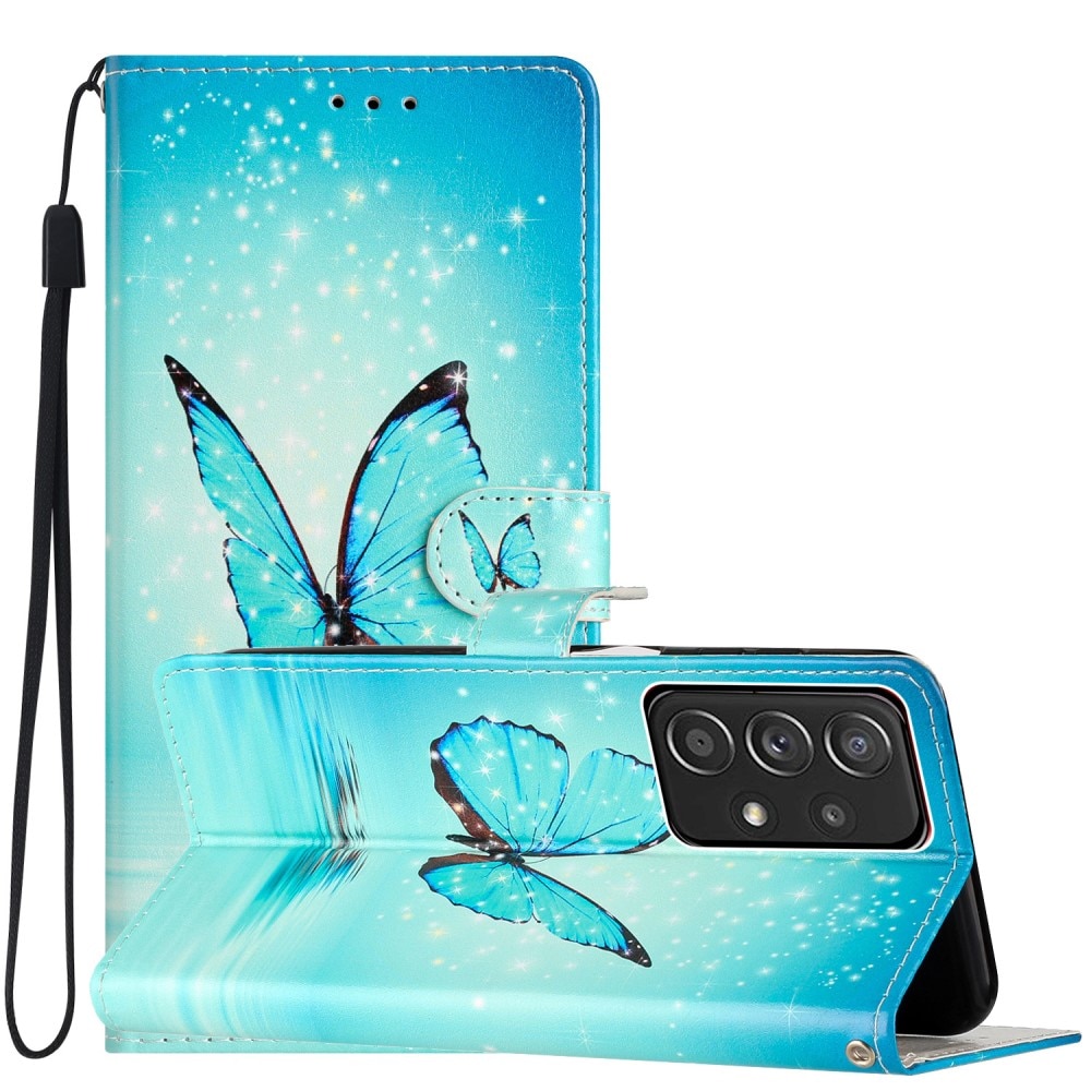 Suojakotelo Samsung Galaxy A53 siniset perhoset