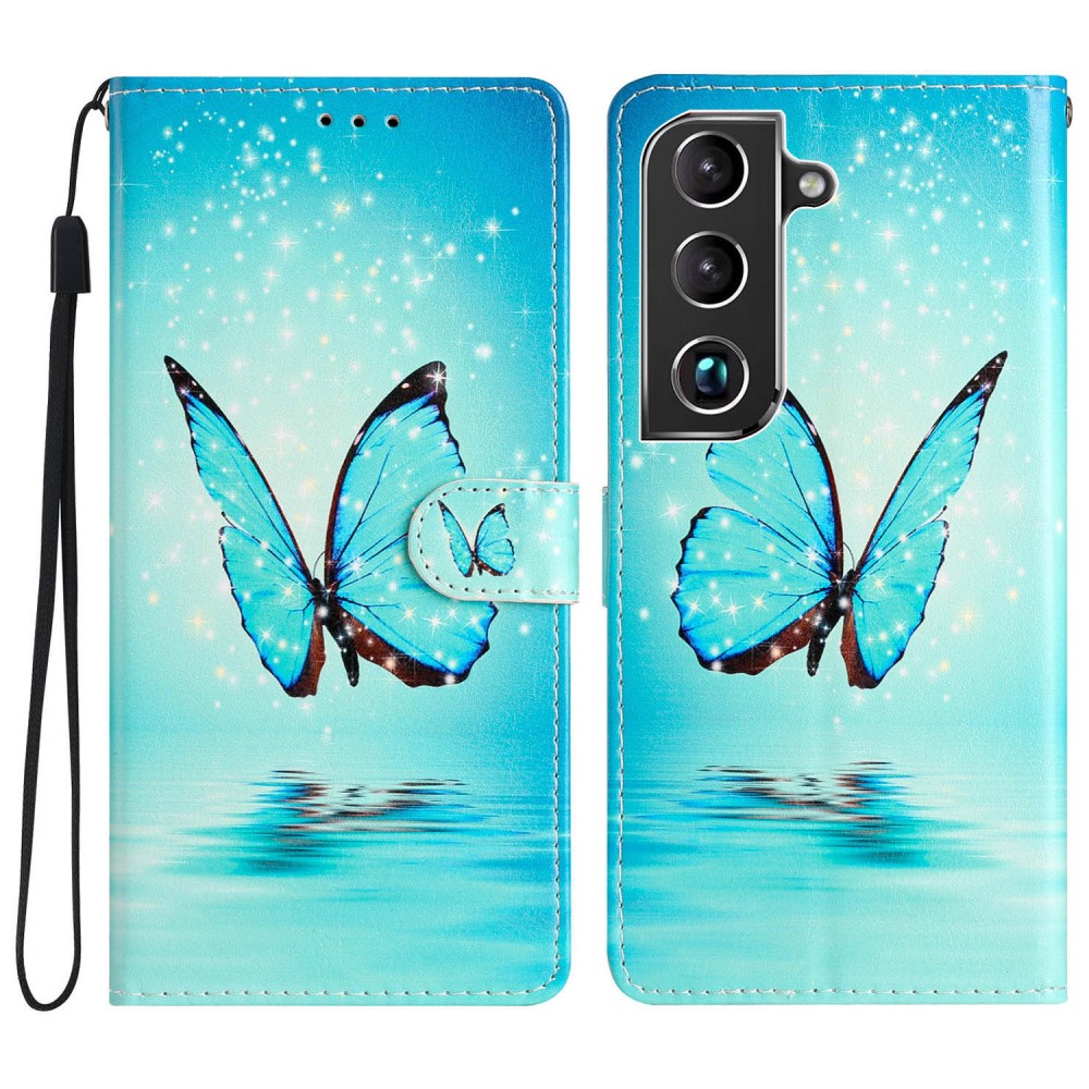 Suojakotelo Samsung Galaxy S22 siniset perhoset