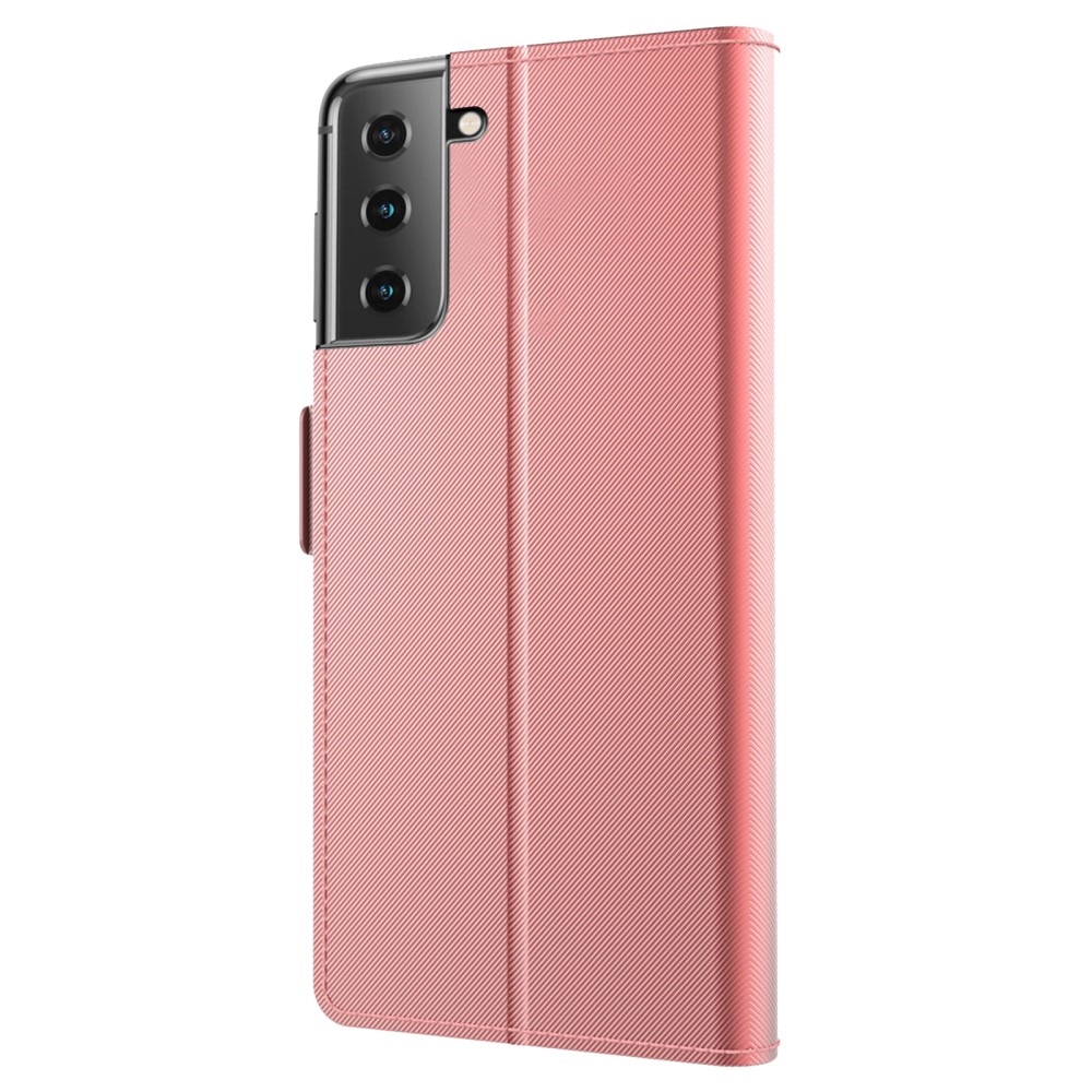 Suojakotelo Peili Samsung Galaxy S23 Plus vaaleanpunainen