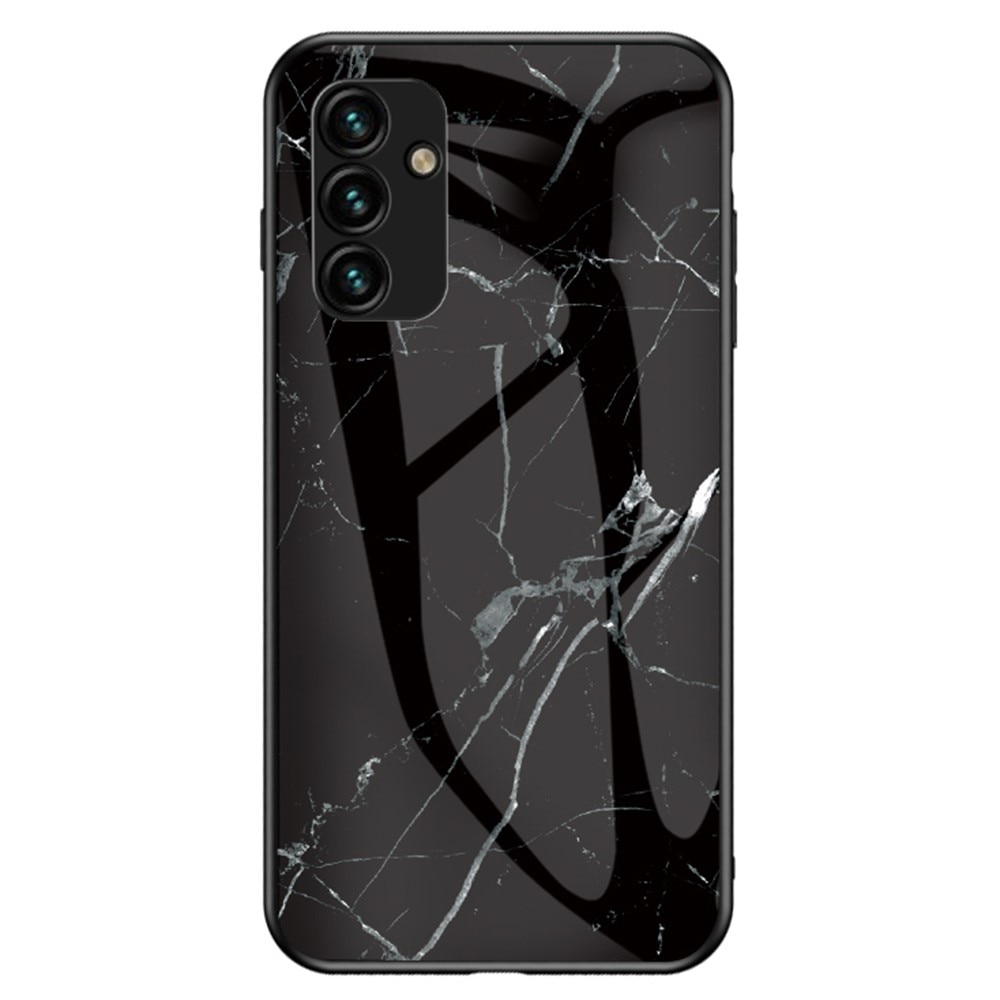 Panssarilasi Kuori Samsung Galaxy A14 musta marmoria