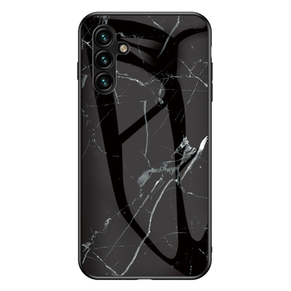 Panssarilasi Kuori Samsung Galaxy A54 musta marmori