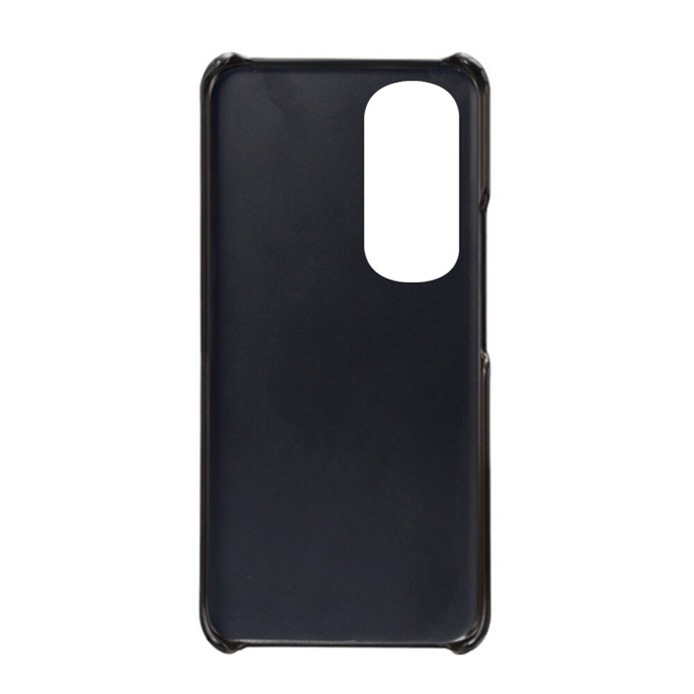 Card Slots Case Honor 80 Pro musta