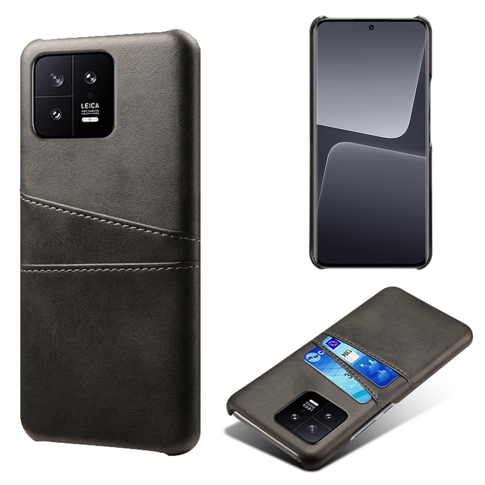 Card Slots Case Xiaomi 13 Musta