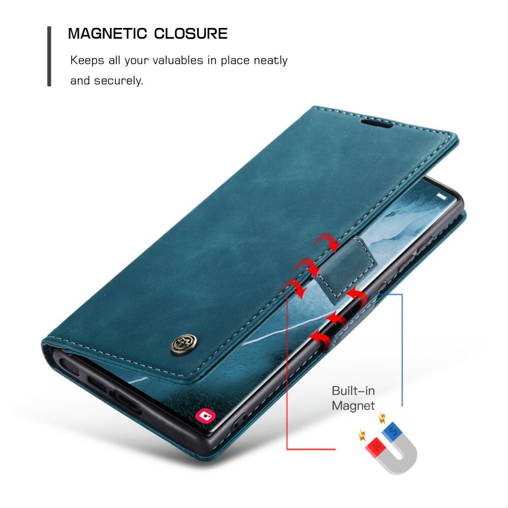 Slim Lompakkokotelo Samsung Galaxy S23 Ultra Sininen