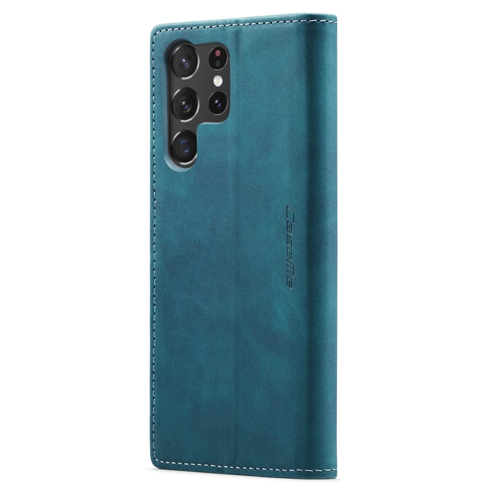 Slim Lompakkokotelo Samsung Galaxy S23 Ultra Sininen