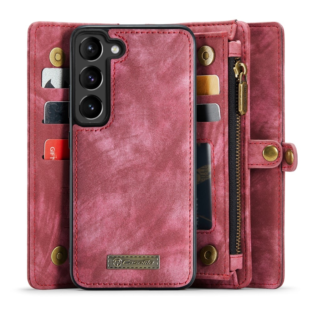 Multi-slot Suojakotelo Samsung Galaxy S23 Punainen