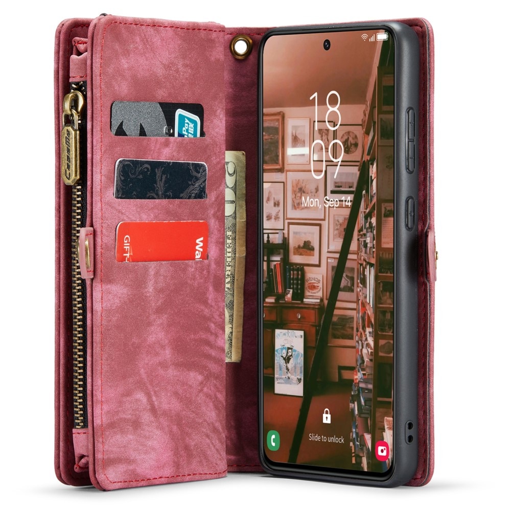 Multi-slot Suojakotelo Samsung Galaxy S23 Plus Punainen