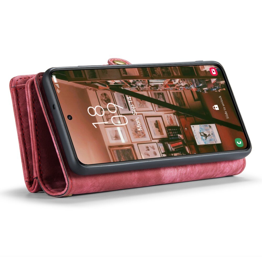 Multi-slot Suojakotelo Samsung Galaxy S23 Plus Punainen