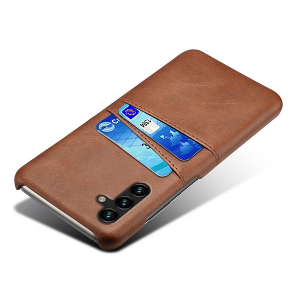 Card Slots Case Samsung Galaxy A54 ruskea