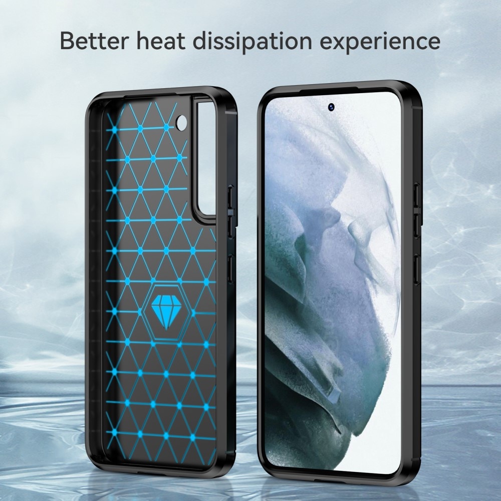Samsung Galaxy S23 Plus Kuori TPU Brushed Musta