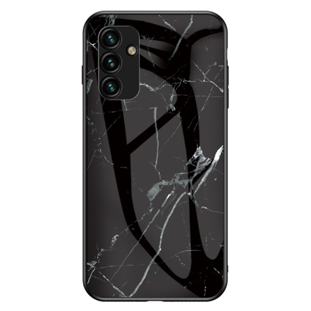 Panssarilasi Kuori Samsung Galaxy A34 musta marmori