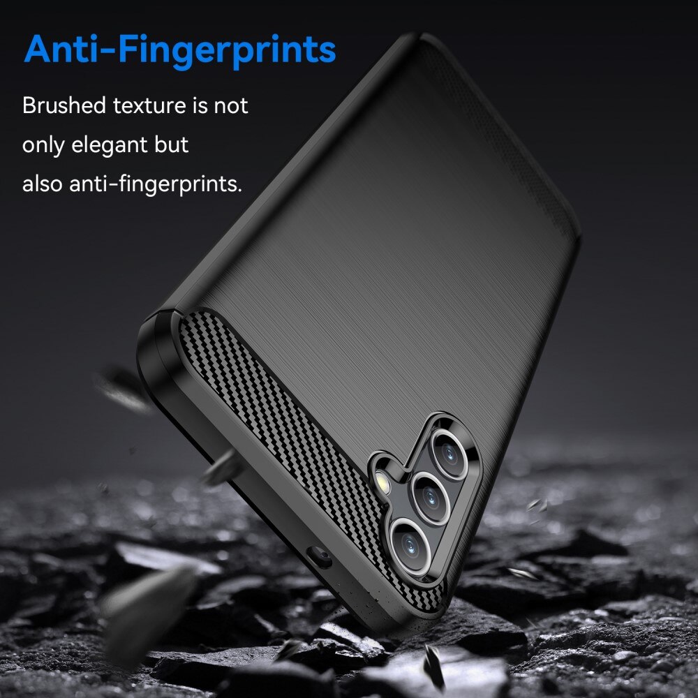 Samsung Galaxy A14 Kuori TPU Brushed Musta