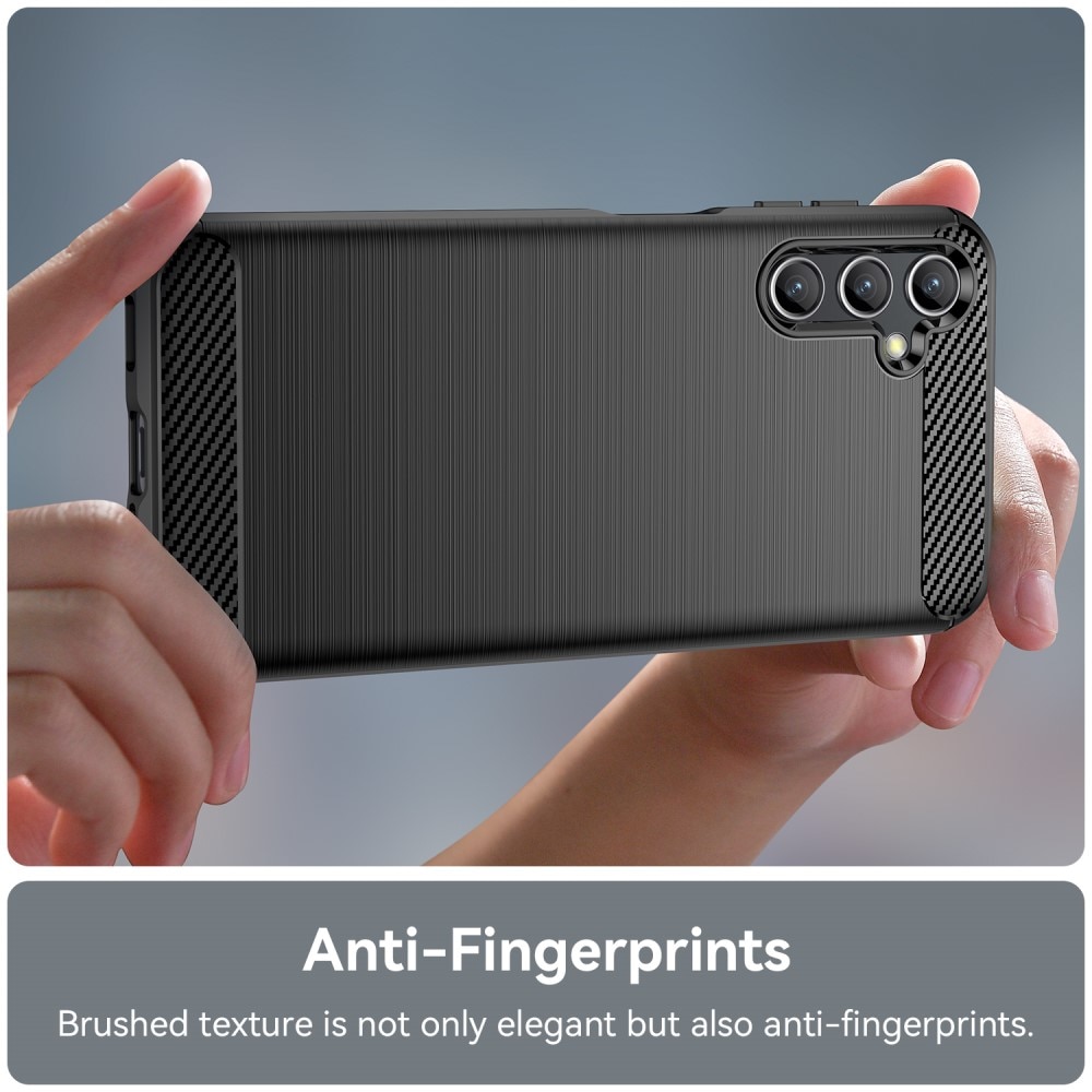 Samsung Galaxy A14 Kuori TPU Brushed Musta