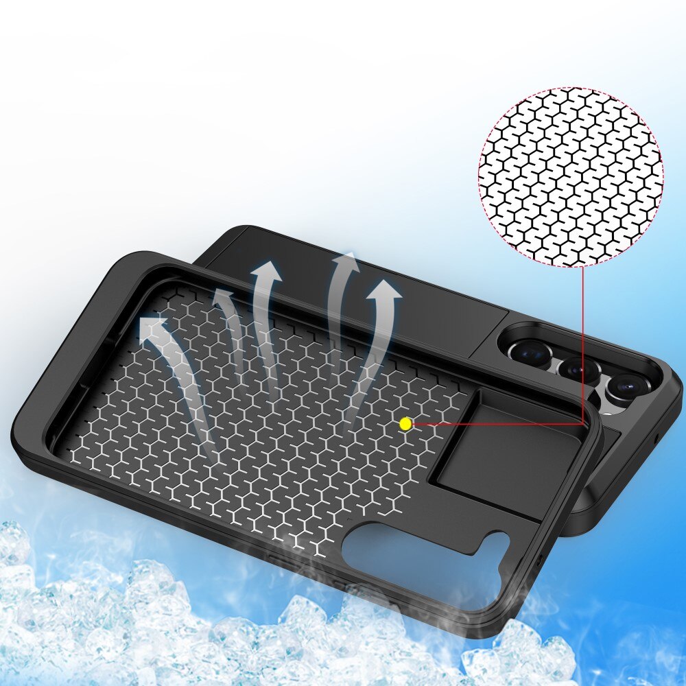 Case Cardslot Samsung Galaxy S23 Plus Musta