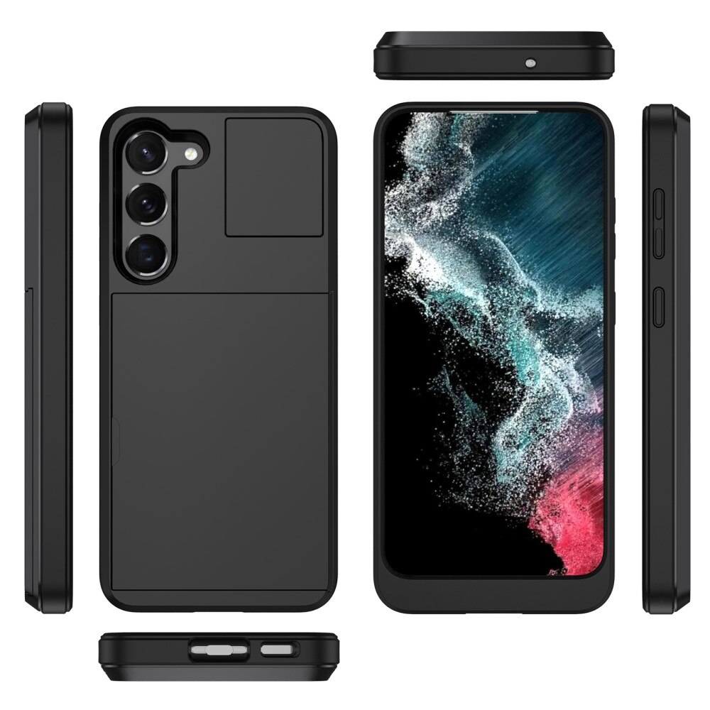 Case Cardslot Samsung Galaxy S23 Plus Musta