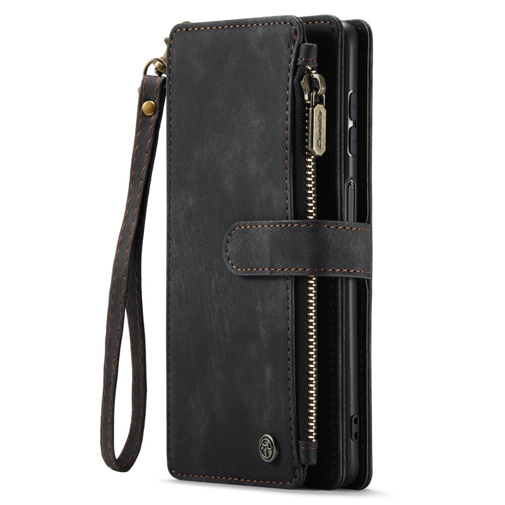 Zipper Wallet Samsung Galaxy A14 Musta