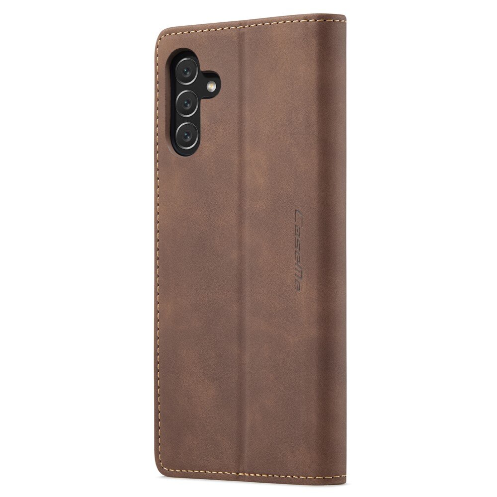 Slim Lompakkokotelo Samsung Galaxy A14 Ruskea