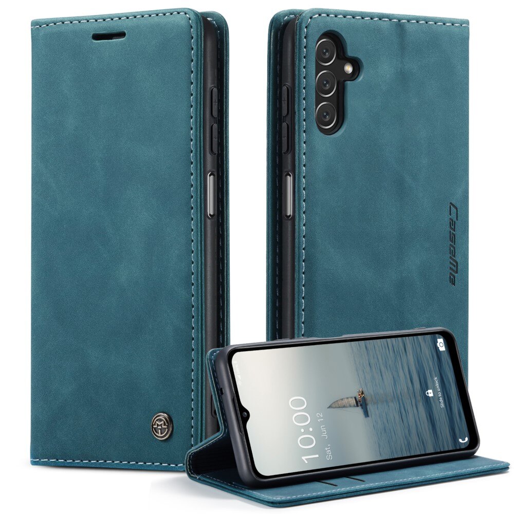 Slim Lompakkokotelo Samsung Galaxy A14 Sininen