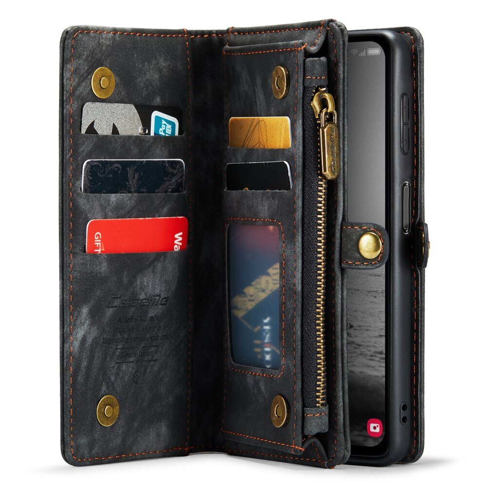 Multi-slot Suojakotelo Samsung Galaxy A14 Harmaa