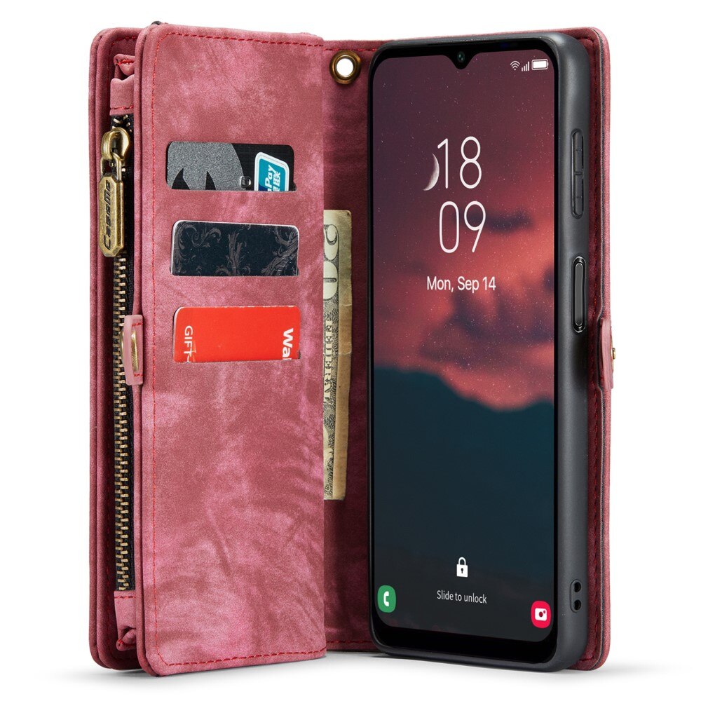 Multi-slot Suojakotelo Samsung Galaxy A14 Punainen