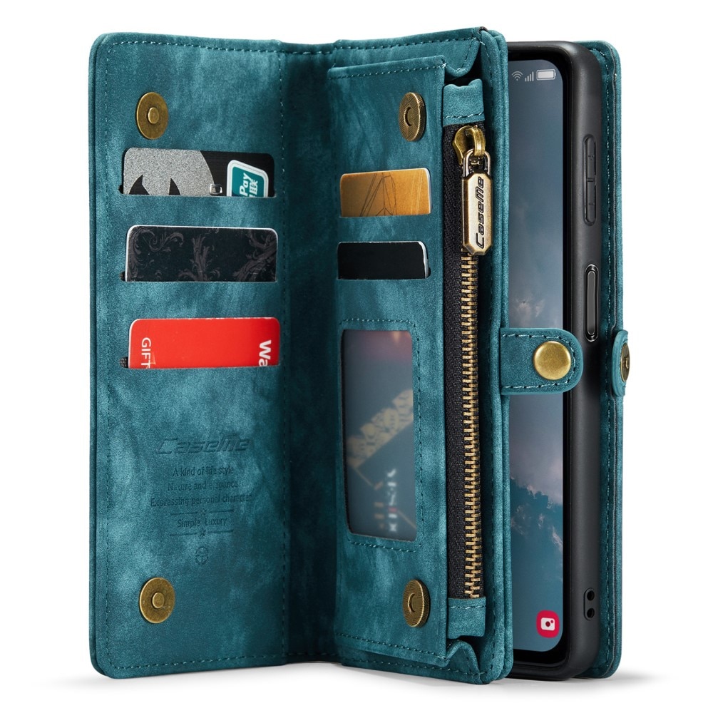 Multi-slot Suojakotelo Samsung Galaxy A34 Sininen