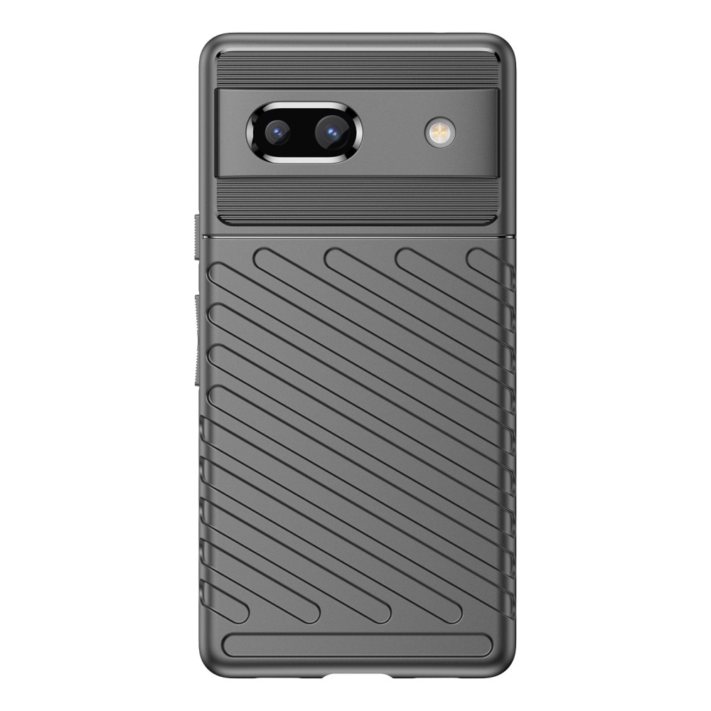 Thunder TPU Case Google Pixel 7a musta