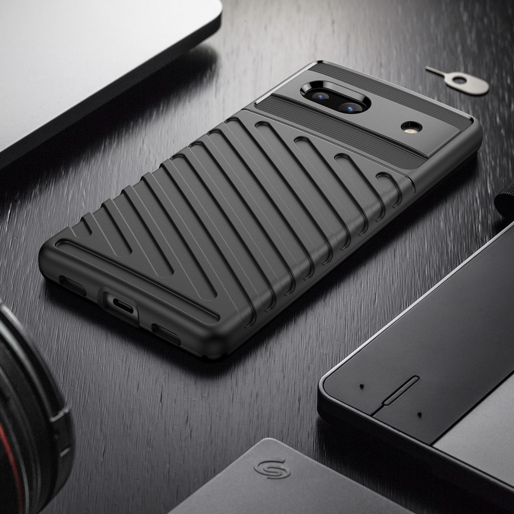 Thunder TPU Case Google Pixel 7a musta