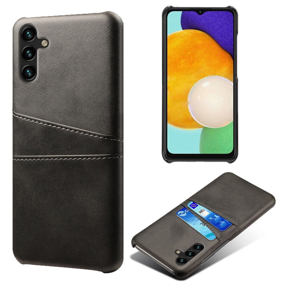Card Slots Case Samsung Galaxy A34 Musta