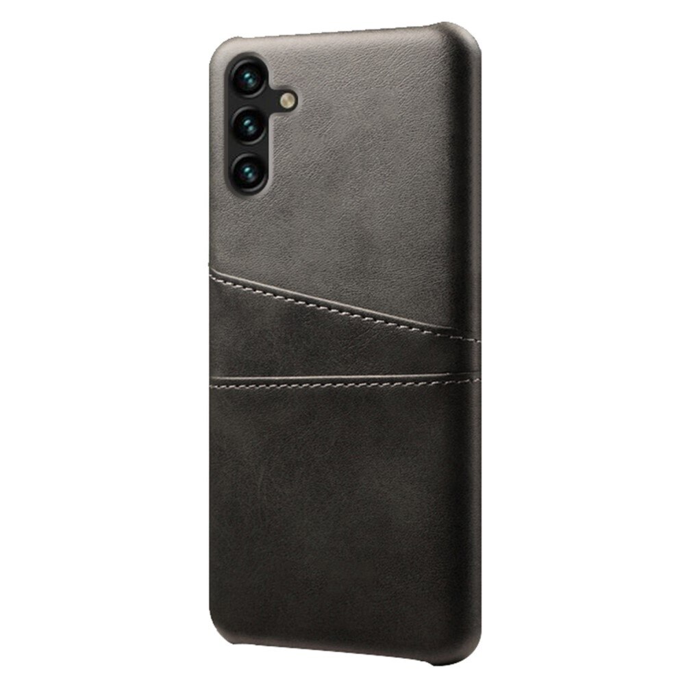 Card Slots Case Samsung Galaxy A34 musta