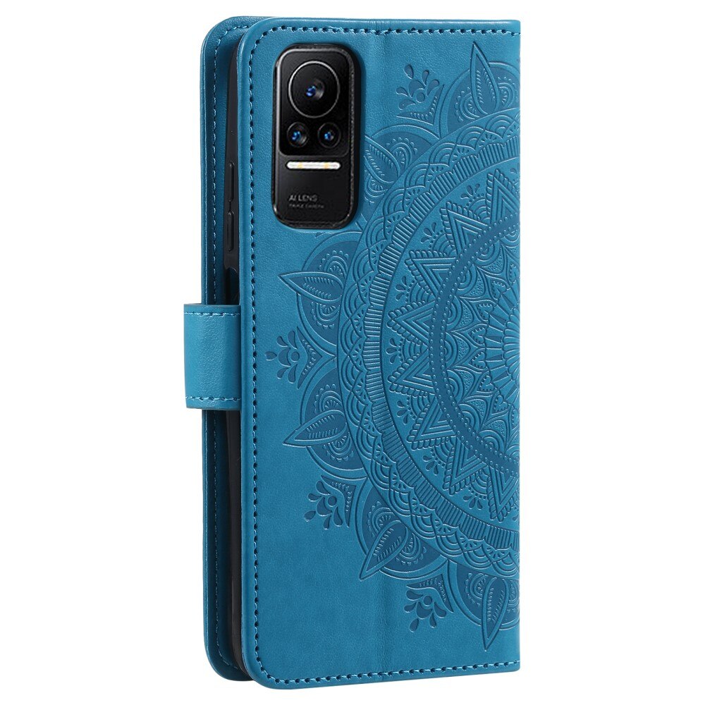Nahkakotelo Mandala Xiaomi 13 Lite sininen
