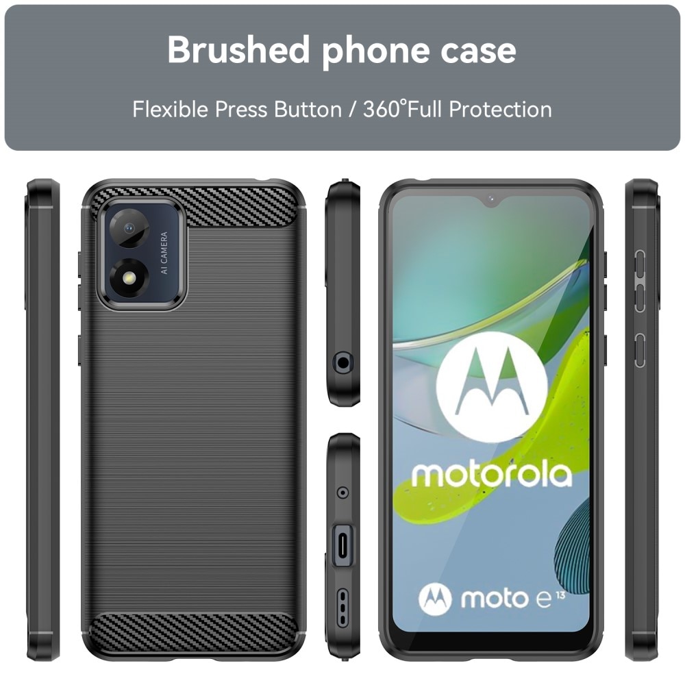 Motorola Moto E13 Kuori TPU Brushed Black