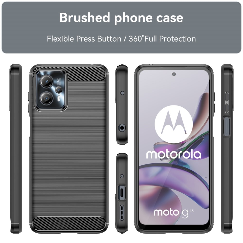 Motorola Moto G23 Kuori TPU Brushed Black