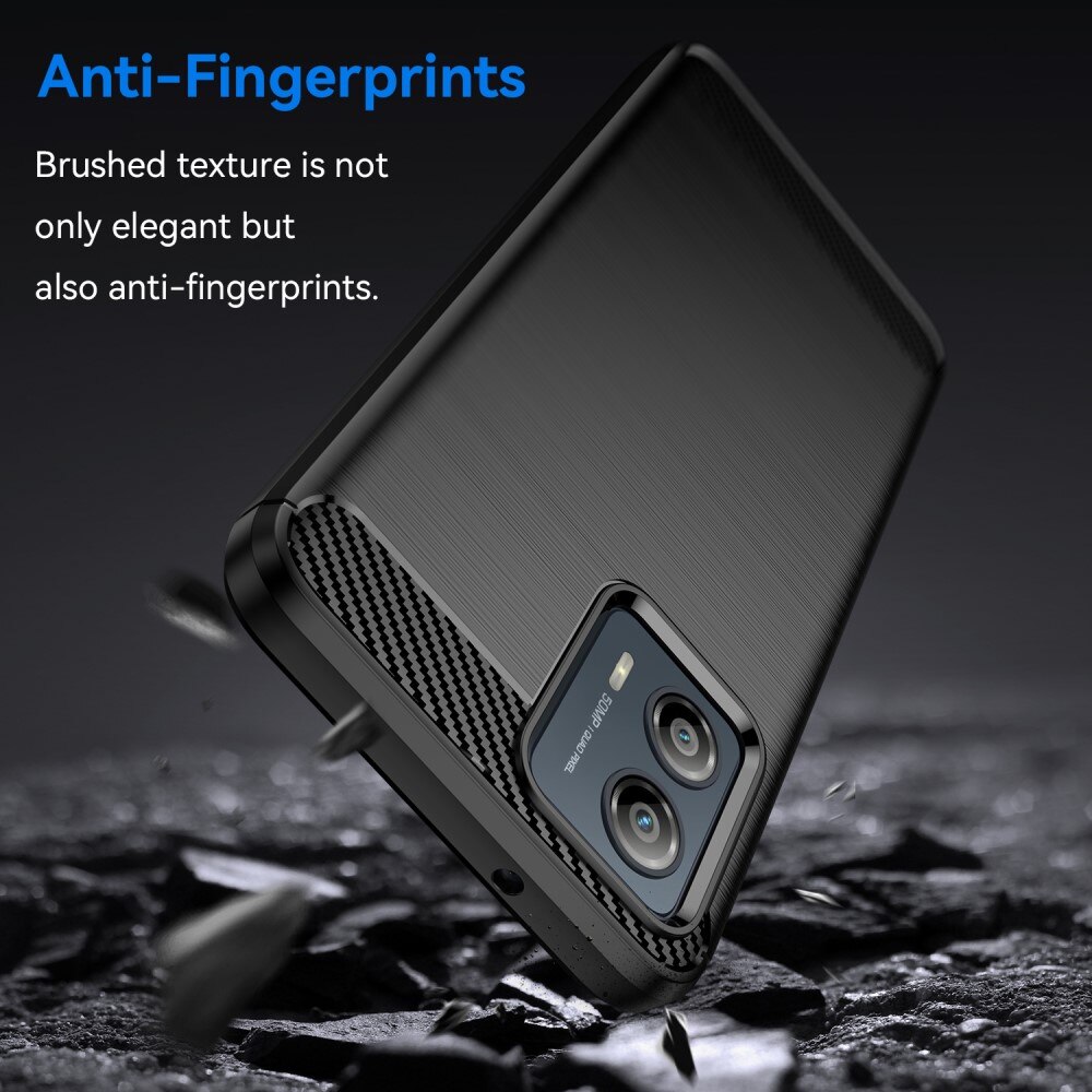 Motorola Moto G53 Kuori TPU Brushed Musta