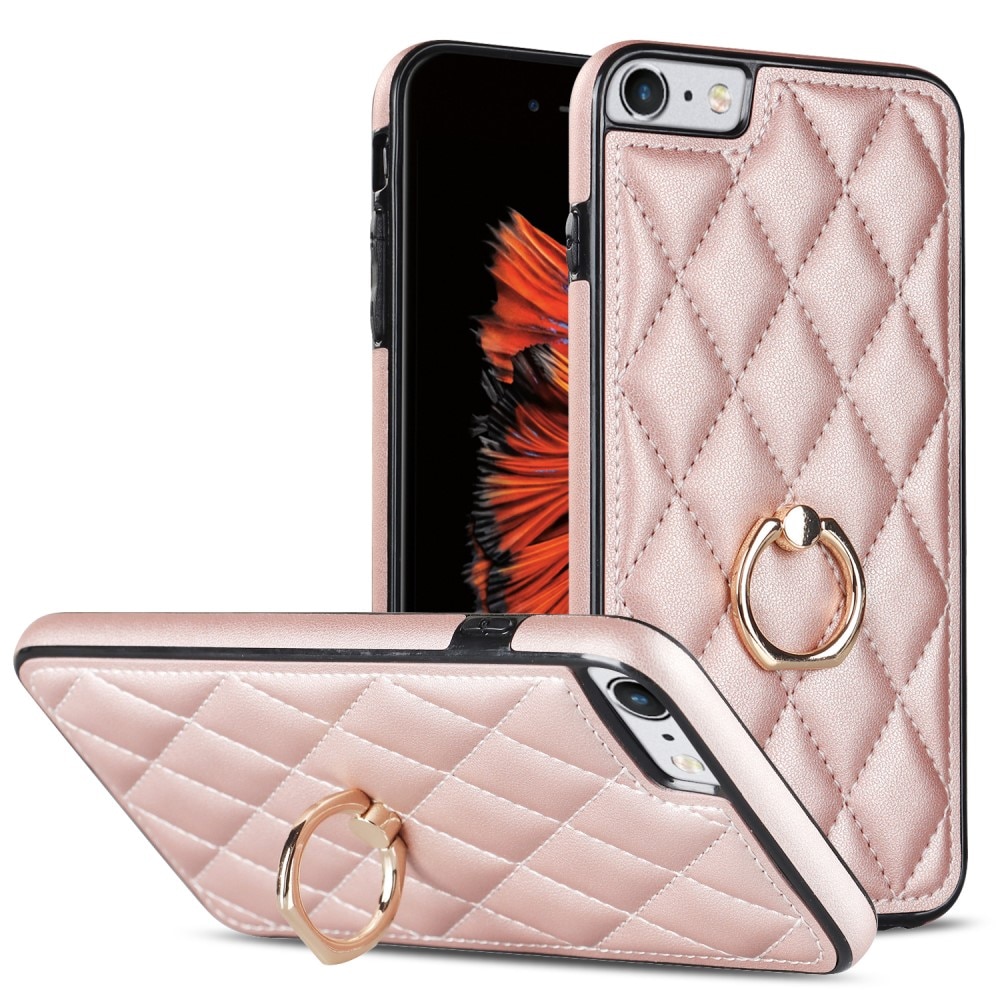 Case Finger Ring iPhone 8 Quilted ruusukulta