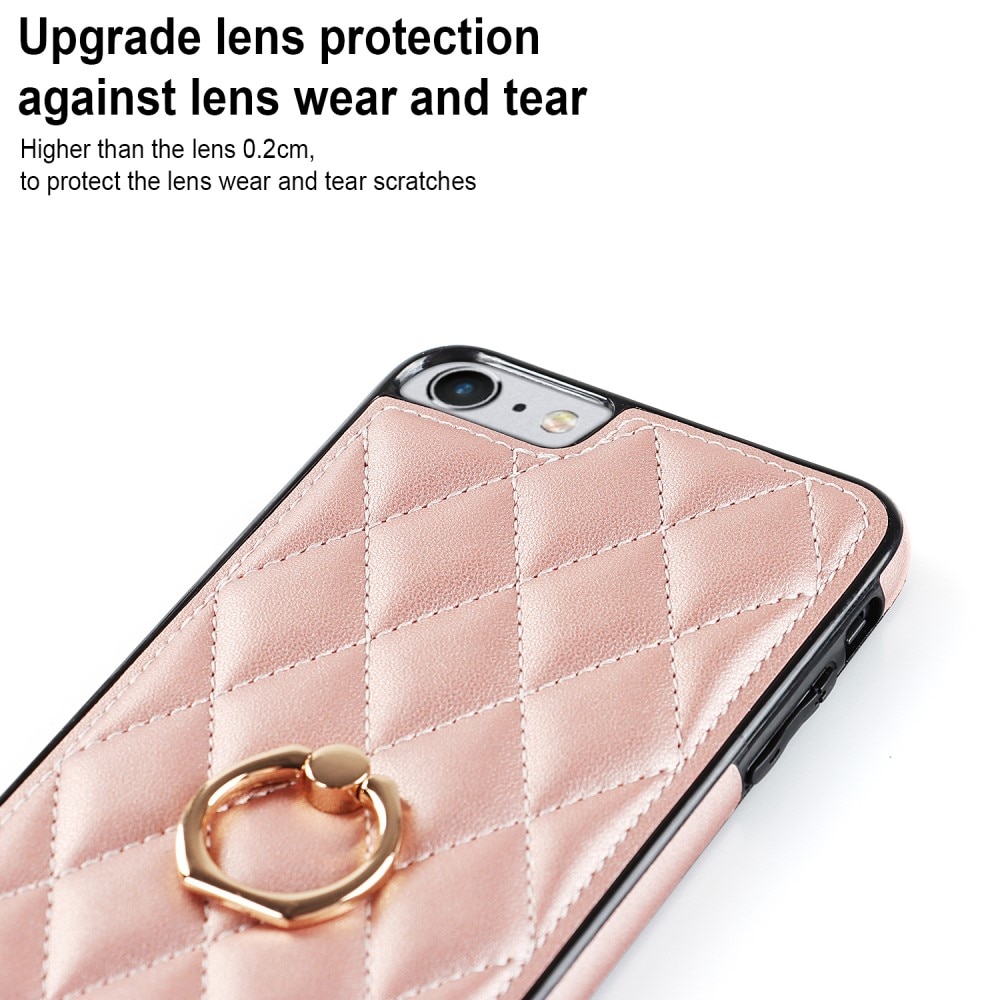 Case Finger Ring iPhone 7 Quilted ruusukulta