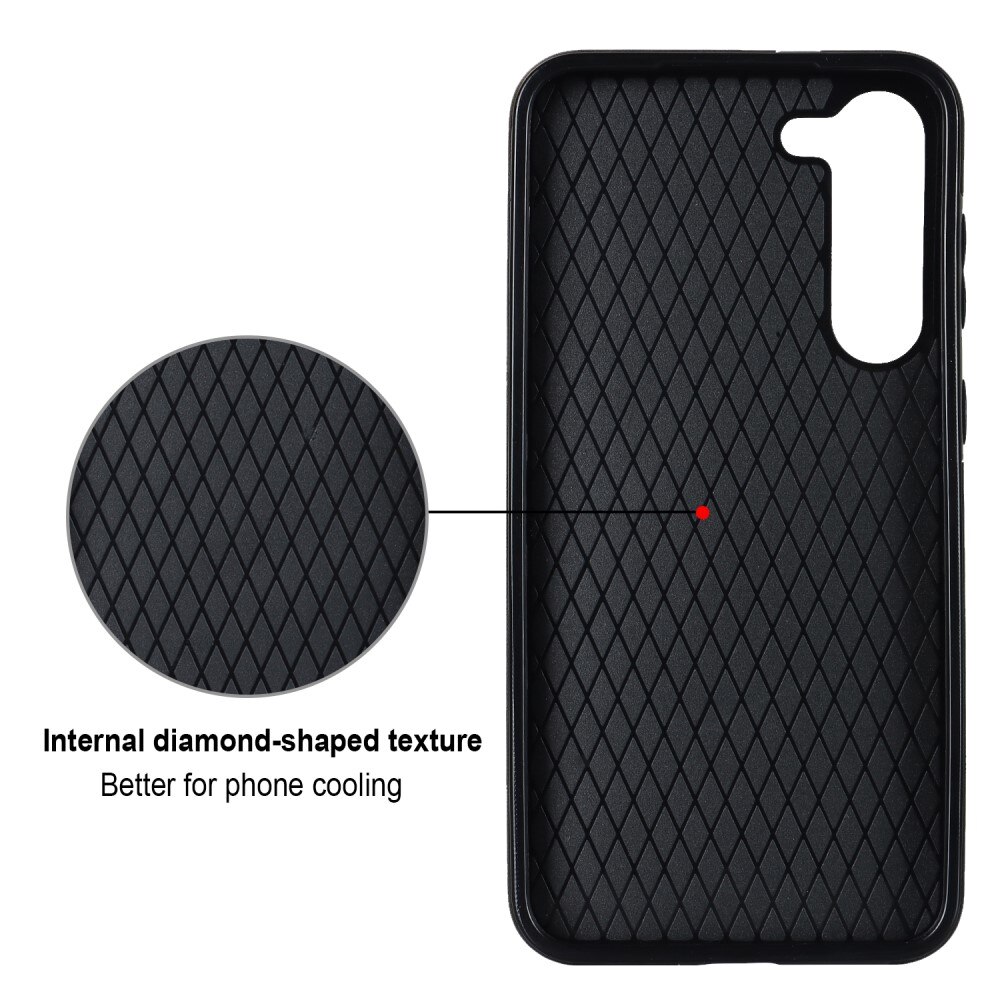 Case Finger Ring Samsung Galaxy S23 Plus Quilted ruusukulta