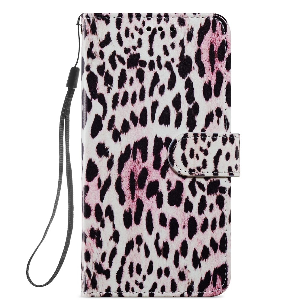 Suojakotelo Samsung Galaxy A14 vaaleanpunaiset leopardi