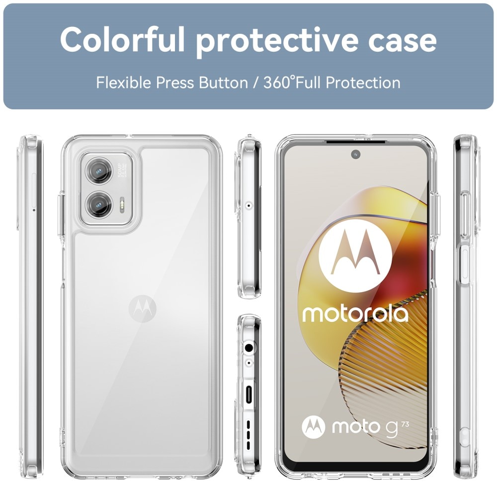 Crystal Hybrid Case Motorola Moto G73 kirkas