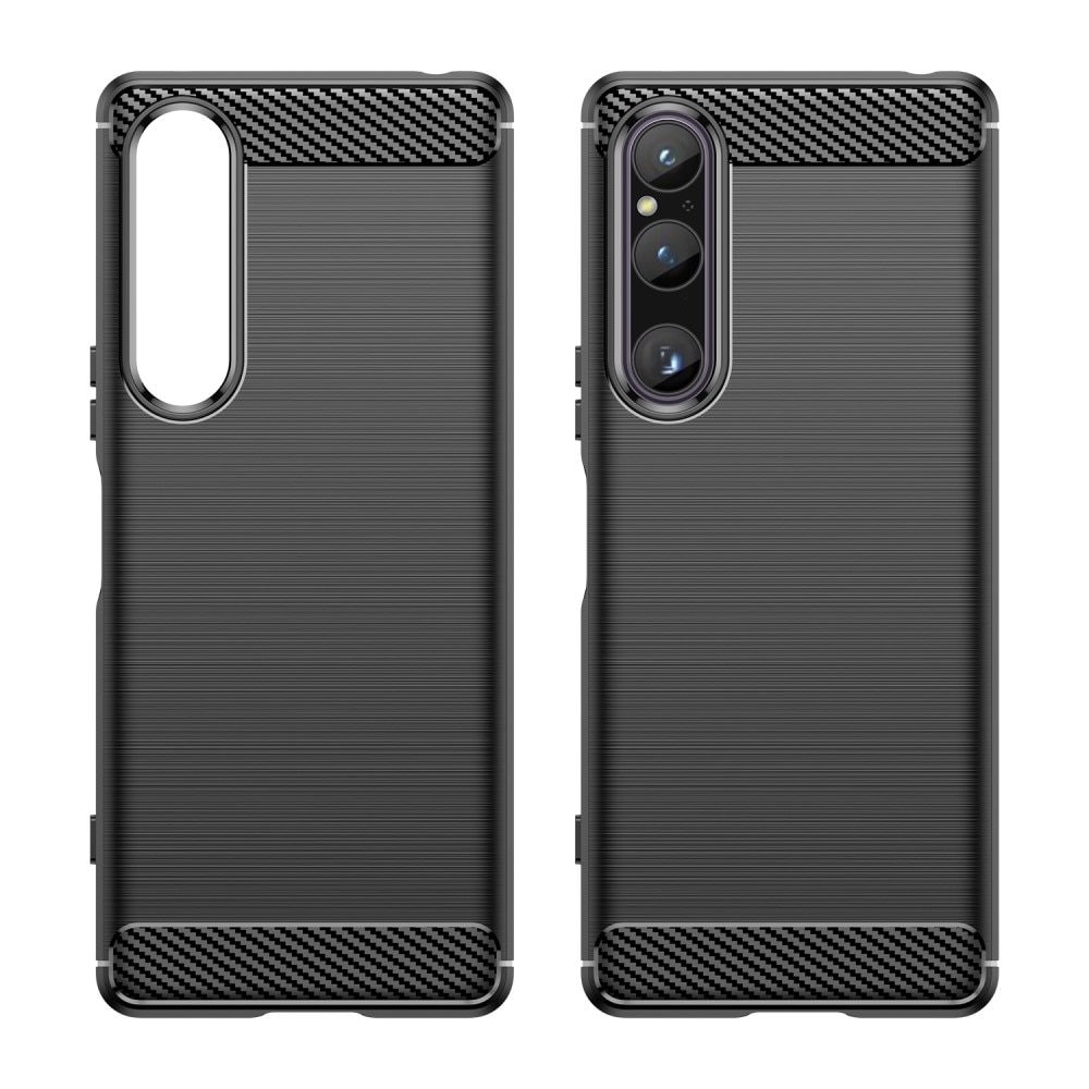 Sony Xperia 1 V Kuori TPU Brushed Black