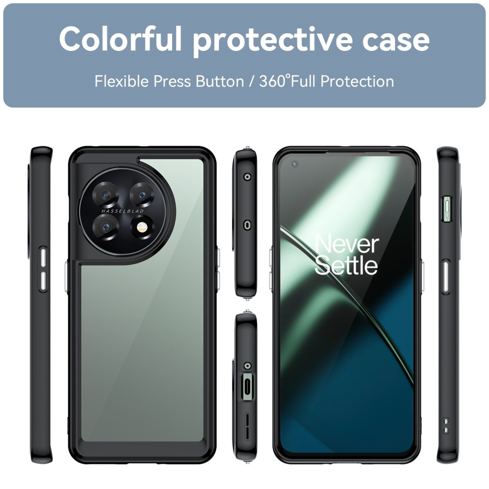 Crystal Hybrid Case OnePlus 11 musta