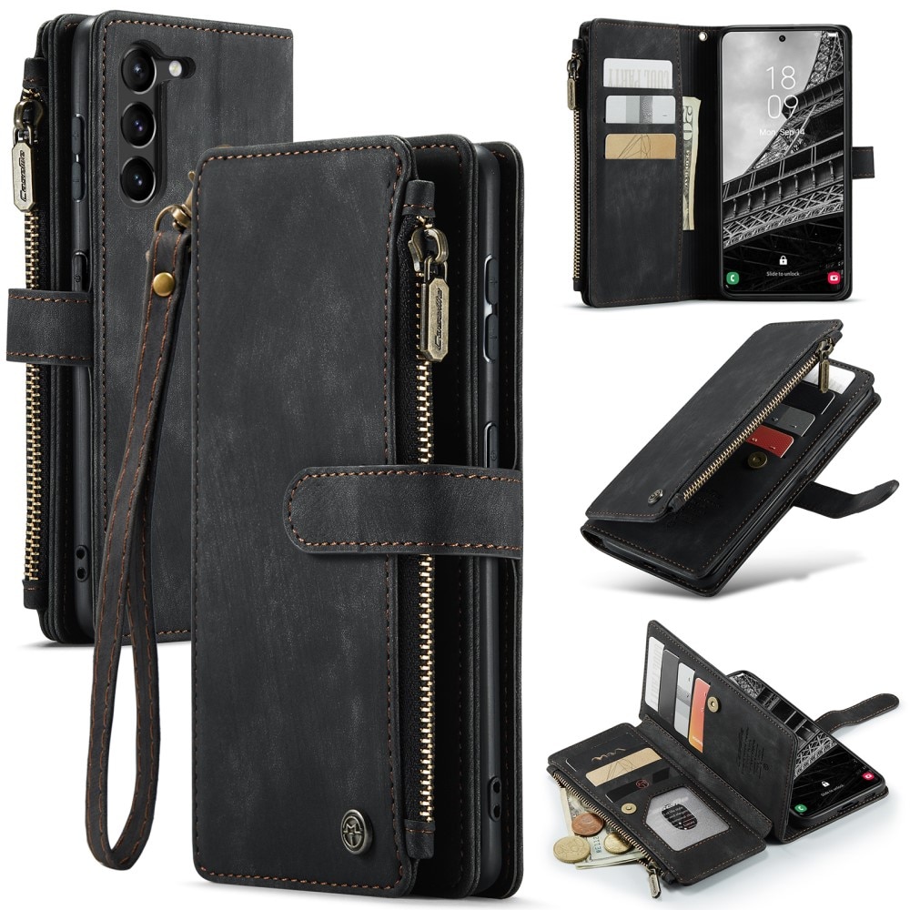 Zipper Wallet Samsung Galaxy S23 musta