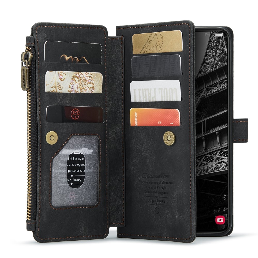 Zipper Wallet Samsung Galaxy S23 musta