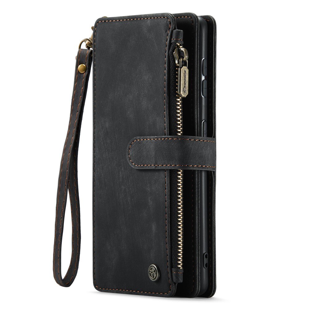 Zipper Wallet Samsung Galaxy S23 Plus Musta